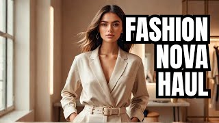 Fashion Nova try on haul [upl. by Barta]