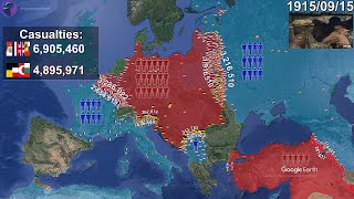 World War I Every Day with units using Google Earth [upl. by Gerrilee]