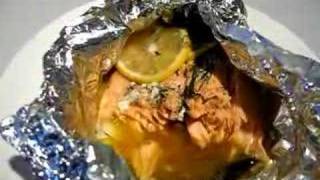 Salmon baked in foil 2 done [upl. by Angelita]