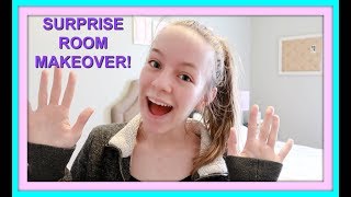 ROOM MAKEOVER FOR TEENS  SURPRISE BEDROOM TOUR [upl. by Tshombe]