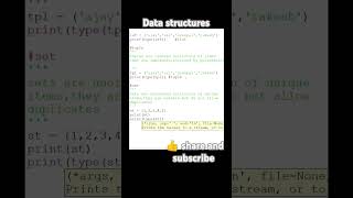 python tutorials  data strutures  short 23 python shorts ytshorts datastructures short23 [upl. by Ennasor84]