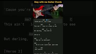 Stay with me Guitar Tutorial [upl. by Anileh891]