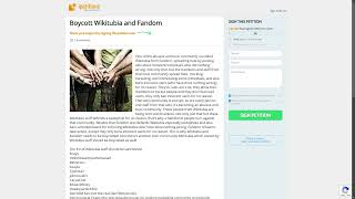 Sign newguy861s petition to get Wikitubia shut down [upl. by Charyl]