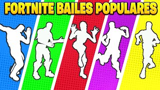 FORTNITE TOP 25 BAILES MÁS POPULARES 🎶 [upl. by Eoj]