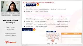 PATOLOGÍA CERVICAL DISPLASIA Y CÁNCER PARTE 3  GINECOLOGÍA  VILLAMEDIC [upl. by Anilah899]