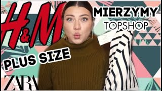 HAUL MIERZYMY WYPRZEDAŻE HampM ZARA TOPSHOP [upl. by Siesser]