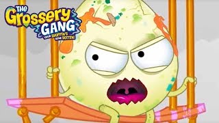 Grossery Gang Cartoon  THE DUNKING CONTEST  Videos For Kids [upl. by Ladew]