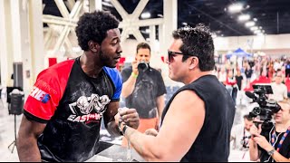 Clarence Guerrier vs Chris Damiani Armwrestling at UAL Florida 2024 [upl. by Joyan]