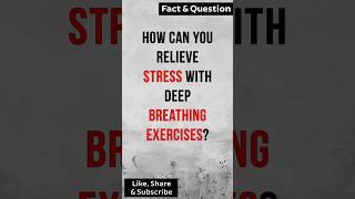 How can you Relieve Stress with deep breathing exercises relievestress [upl. by Yeh]