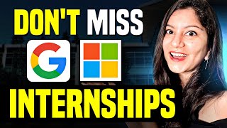 🔥 Google amp Microsoft Internships 2024 ANNOUNCED Dont Miss TOP Internships [upl. by Grogan900]