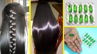 2 Ways To Use Vitamin E Capsules For Faster Hair Growth Get Long Hair Thick hair Stops hair fall [upl. by Ahsertal315]