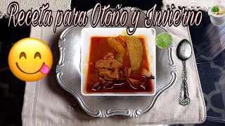 Mole de olla o Espinazo  Receta Mexicana para Otoño e Invierno [upl. by Illyes]