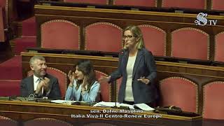 Intervento Sen Dafne Musolino Senato 25 giugno 2024 [upl. by Nylrem]