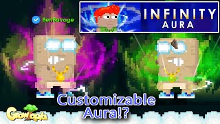 Growtopia  INFINITY AURA Create Your Own Aura [upl. by Dualc530]