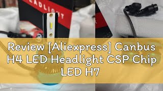 Review Aliexpress Canbus H4 LED Headlight CSP Chip LED H7 H1 H11 H8 H9 9005 9006 HB3 HB4 150W Fog [upl. by Mossberg]