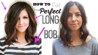 ✧ How to Cut the PERFECT Long Bob ✧ quotLob Haircutquot [upl. by Janicki]