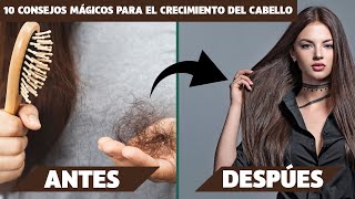 Trucos para el crecimiento del cabello ¡10 formas naturales para un cabello más largo [upl. by Klepac485]