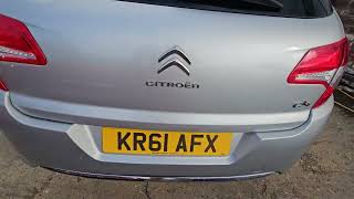 2012 Citroen C4 16HDI 16V VTR  Euro 5 5dr Diesel Manual 115000 miles [upl. by Aicetal]