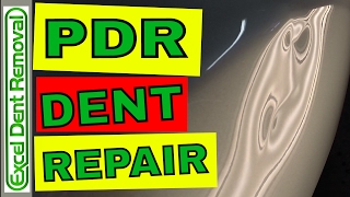 PDR Dent Removal  Fixing a Dent in a Fender [upl. by Toombs]