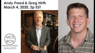 Andy Freed amp Greg Hirth  MCS Webinar Series 2020 [upl. by Rosalind]