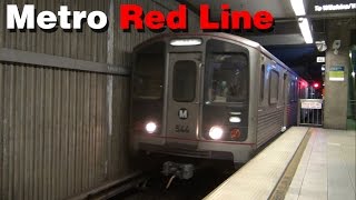 Washington Metrorail HD EXCLUSIVE 60fps Riding 7000 Series On Red Line to Glenmont Full Line [upl. by Iny]