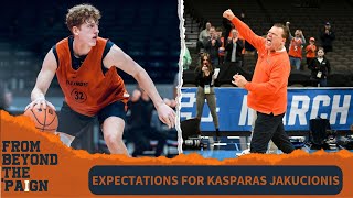 What are fair expectations for Illinois Basketball fans to have for Kasparas Jakucionis in 2024 [upl. by Heathcote]