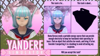 Doing Homu Kurusus Task in Yandere Simulator  Yandere Simulator [upl. by Alyn]