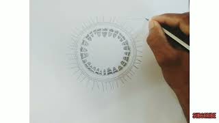 ts of dicot stem primary  how to draw ts of dicot stem primary  botany practical record 12 [upl. by Ridglee]