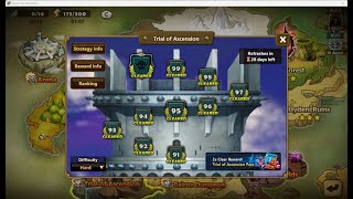 Summoners War 2024  Trial Of Ascension Hard  Auto Floor 150 summonerswar sw [upl. by Ynohtnaed]