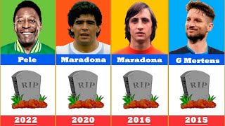 The Greatest Footballers but Died 19822024 football legend foodballfield [upl. by Barrada622]