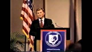 Dan QuaylequotStanding FirmquotAshbrook CenterFebruary 13 1995 [upl. by Noreik247]