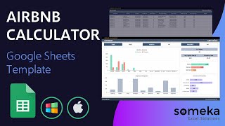 Airbnb Calculator  Google Sheets Template  Analyze your Rental Income [upl. by Ellga338]