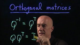 Orthogonal matrices  Lecture 7  Matrix Algebra for Engineers [upl. by Malamud294]