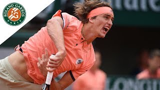 Alexander Zverev vs Damir Dzumhur  Round 3 Highlights I RolandGarros 2018 [upl. by Osrick927]