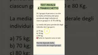 Test INVALSI a trabocchetto matematica  INVALSI quiz [upl. by Freddy23]