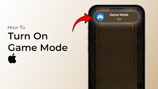 How To Turn On Game Mode on iPhone iOS 18 [upl. by Enimzaj]