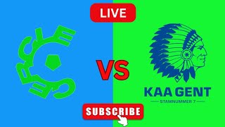 KAA Gent Vs Cercle Brugge Live Match Today Goals  Football 2024 [upl. by Neehsas]