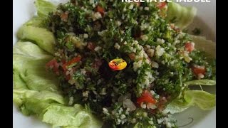 Tabuleensalada libanesa con trigotabboulehRecetas ligerasDIABETICOSLACACEROLADESILVANASILVANA [upl. by Madel362]