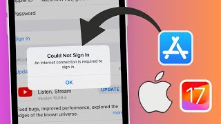 How To Fix App Store Could Not Sign In On iPhone  App Store Could Not Sign In On iOS 2024 [upl. by Nirtiac89]