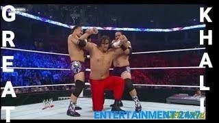 The power of Great Khali destroyed Undertaker Kane Batista Umaga part  2 [upl. by Sonia746]