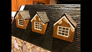 Dollar Store Dollhouse Dormers [upl. by Yrrej535]