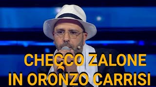 SANREMO 2022 CHECCO ZALONE OSPITE CON ORONZO CARRISI VIROLOGO [upl. by Alyose]