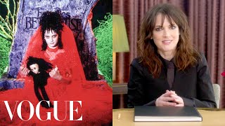 Winona Ryder Breaks Down 15 Looks From Beetlejuice to Stranger Things  Life in Looks  Vogue [upl. by Anawed354]