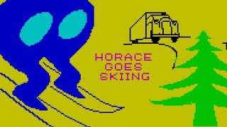 Horace Goes Skiing  ZX Spectrum 1982 [upl. by Mauer541]