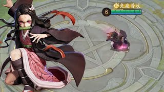 Onmyoji Arena x Demon Slayer Nezuko TankSupport Gameplay [upl. by Mortensen]