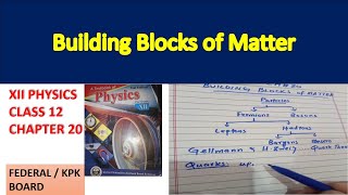 Building Blocks of Matter Chapter 20 Class 12  UrduHindi  FSC Physics Lecture [upl. by Scholem]