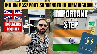 How to Surrender INDIAN Passport At VFS Global  INDIAN Passport Surrender Application Process [upl. by Westley14]