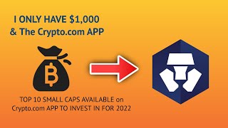 How I would Invest 1000 into Crypto  Projects Available on cryptocom APP  What is Market Cap [upl. by Kruger]