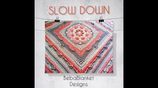 SLOW DOWN crochet pattern Round 2 [upl. by Adorne208]