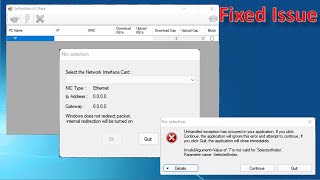 Fixed Selfishnet not detecting the Network Adapter [upl. by Remmos]